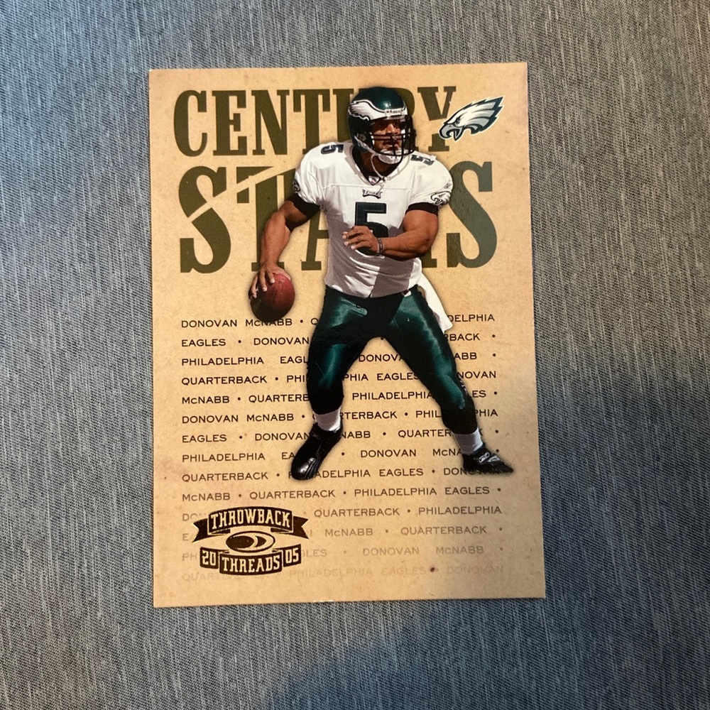 Donavan McNabb Philadelphia Eagles Century Stars Donruss 2005 Card #CS-6